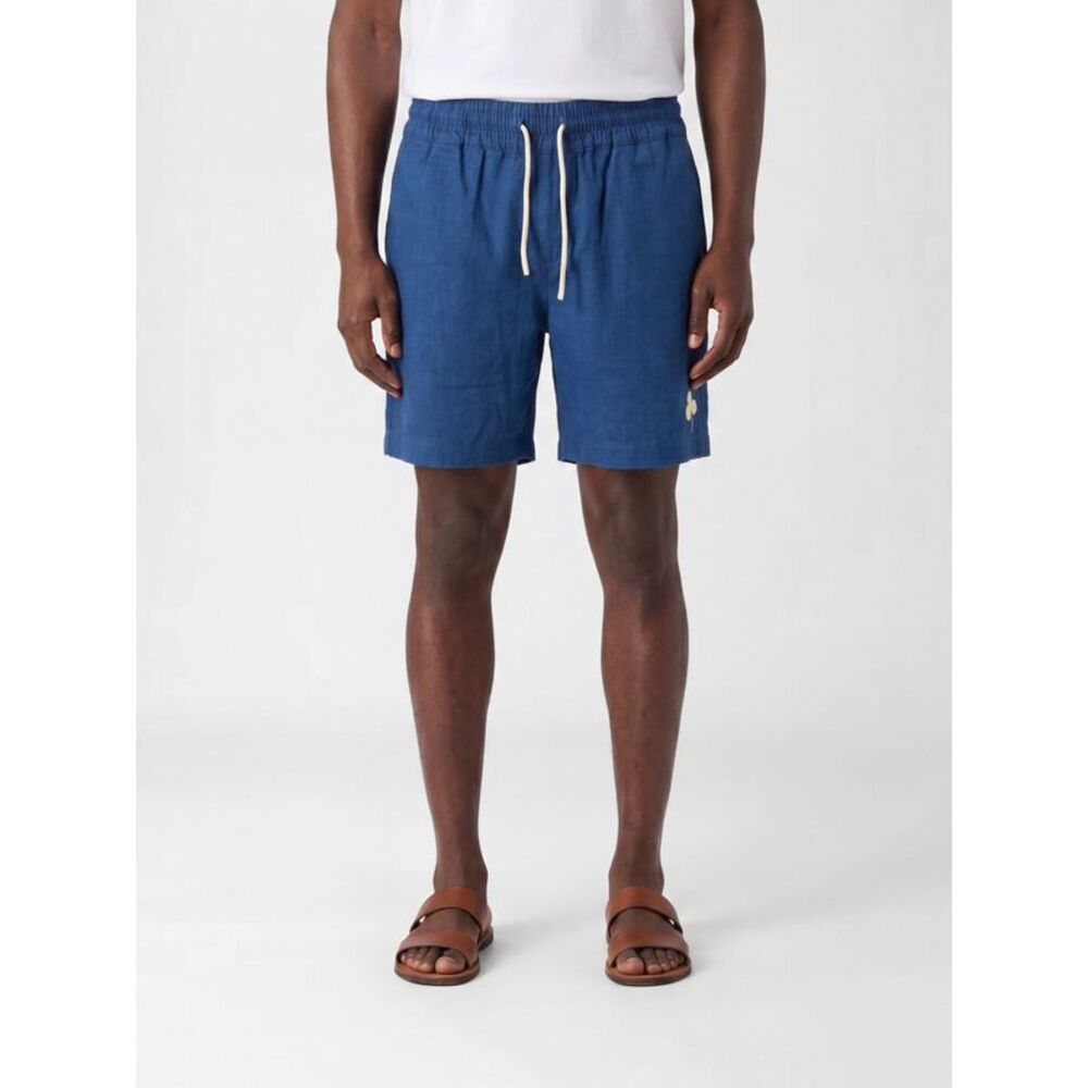 Portuguese Flannel Shorts Men Blue
